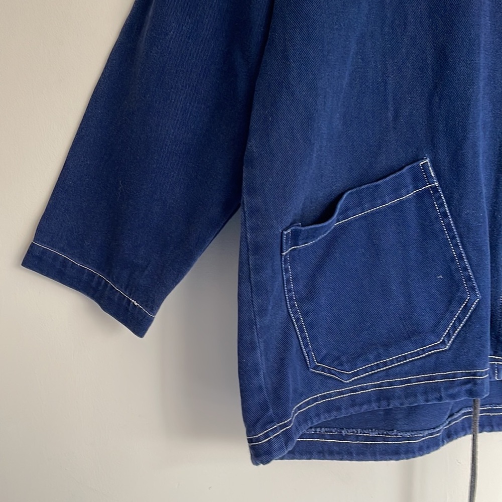 HANG TEN | Vintage style denim hooded anorak - Picture 4 of 8